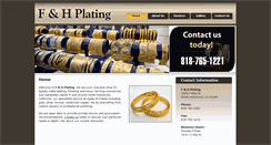 Desktop Screenshot of fandhplating.com